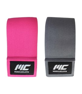 MuscleCloth 2'li Loop Band Seti Orta-Sert