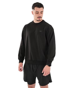MuscleCloth Basic Sweatshirt Siyah