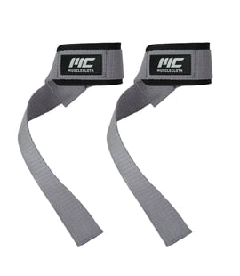 MuscleCloth Padded Lifting Straps Gri