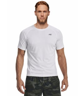 MuscleCloth Running Kısa Kollu T-Shirt Beyaz
