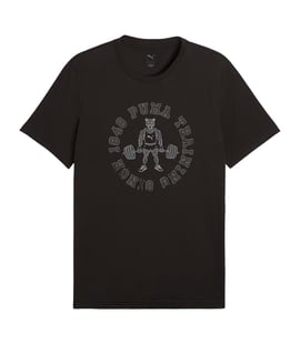 Puma Graphic 2 Training Kısa Kollu T-Shirt Siyah