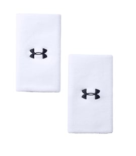 Under Armour 6" Performance Bileklik 2'Li Paket Beyaz
