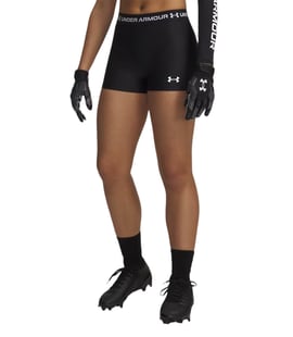 Under Armour HeatGear Shorty Kadın 3" Tayt Siyah