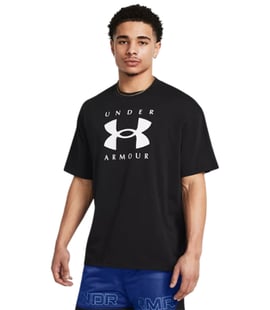 Under Armour Heavyweight Oversize Kısa Kollu T-Shirt Siyah