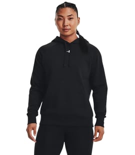 Under Armour Rival Fleece Kadın Kapüşonlu Sweatshirt Siyah