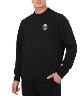 Esqudo Skull Sweatshirt Siyah