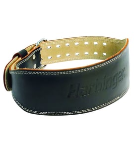 Harbinger 4'' Padded Leather Belt Deri Ağırlık Kemeri Siyah