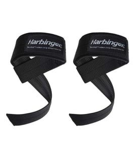 Harbinger Big Grip Padded Lifting Straps Siyah