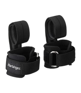 Harbinger Big Grip Pro Lifting Straps Siyah