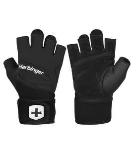 Harbinger Training Grip Wristwrap Fitness Eldiveni Siyah