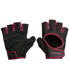 Harbinger Wmns Power Gloves Kadın Eldiven Siyah Bordo