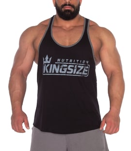 Kingsize Logolu Klasik Tanktop Siyah