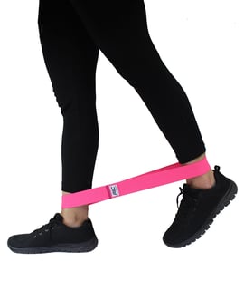 MuscleCloth Active Loop Band Direnç Bandı Pembe Orta
