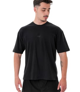MuscleCloth Basic Oversize T-Shirt Siyah