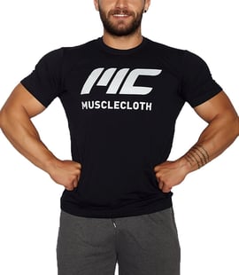 MuscleCloth Basic T-Shirt Siyah