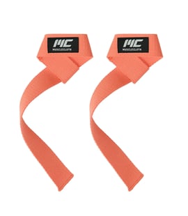 MuscleCloth Lifting Straps Pembe