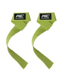 MuscleCloth Lifting Straps Yeşil