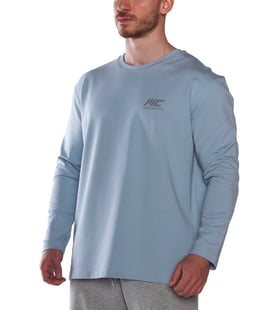 MuscleCloth MC-X Uzun Kollu Sweatshirt Açık Mavi