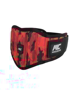 MuscleCloth PN-Core Ağırlık Kemeri Kırmızı Kamuflaj