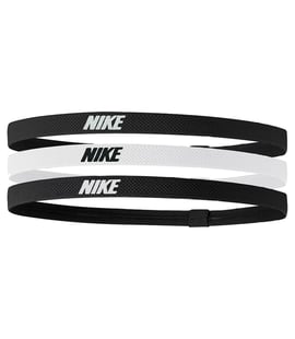 Nike Elastic Headbands 2.0 Saç Bandı 3'lü Paket Siyah Beyaz