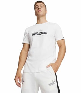 Puma Bmw Mms Ess Kısa Kollu T-Shirt Beyaz