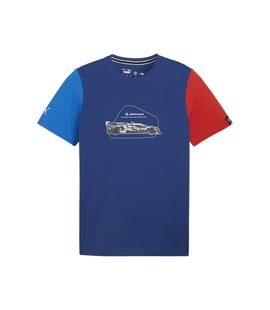 Puma Bmw Mms Ess Kısa Kollu T-Shirt Mavi