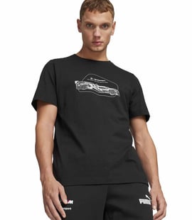 Puma Bmw Mms Ess Kısa Kollu T-Shirt Siyah