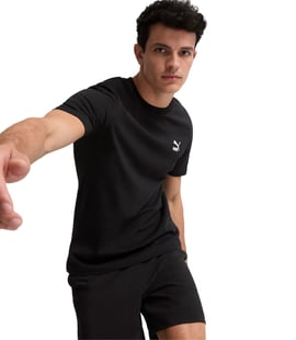 Puma Classics Small Logo Kısa Kollu T-Shirt Siyah