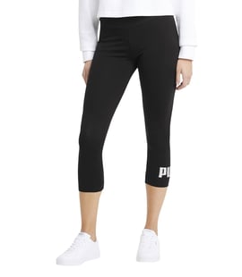 Puma Essentials Logo 3/4 Kadın Tayt Siyah