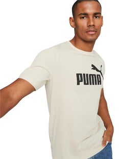 Puma Essentials Logo T-Shirt Bej