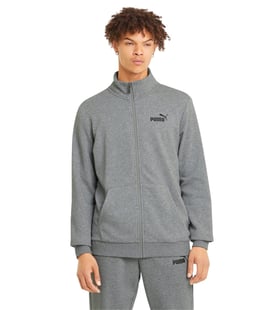 Puma Essentials Track Jacket Fermuarlı Sweatshirt Gri