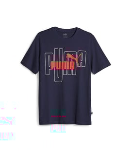 Puma Graphics No.1 Logo Kısa Kollu T-Shirt Lacivert