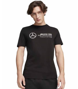 Puma Mercedes AMG Petronas Ess Kısa Kollu T-Shirt Siyah