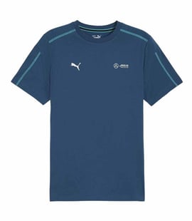 Puma Mercedes AMG Petronas MT7 Kısa Kollu T-Shirt Mavi