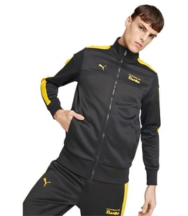 Puma Porsche Legacy MT7 Fermuarlı Sweatshirt Siyah