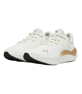 Puma SoftRide Pro Molten Metal Kadın Ayakkabı Beyaz Gold