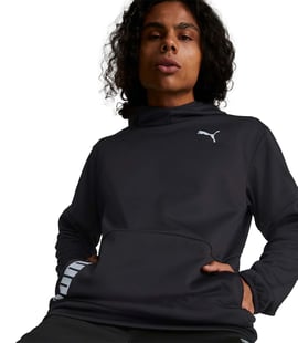 Puma Train All Day PWRFleece Kapüşonlu Sweatshirt Siyah