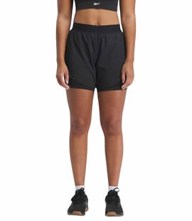 Reebok Running 2 in 1 Kadın Şort Siyah