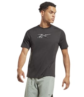 Reebok Train Speedwick Gfx Kısa Kollu T-Shirt Siyah
