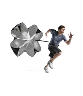 Sklz Speed Chute Direnç Paraşütü Siyah Gri