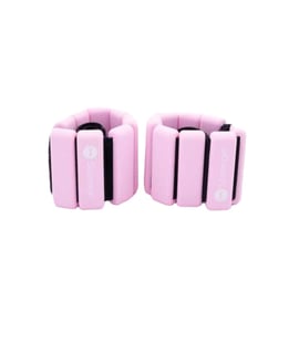 Slazenger Deluxe El/Ayak Bilek Ağırlığı 0.5 Kg + 0.5 Kg Pembe
