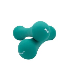 Slazenger Neopren Dambıl 4 Kg + 4 Kg Turkuaz