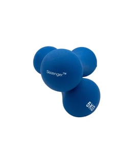 Slazenger Neopren Dambıl 5 Kg + 5 Kg Mavi