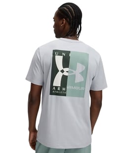 Under Armour 60/40S Evol Logo Kısa Kollu T-Shirt Gri