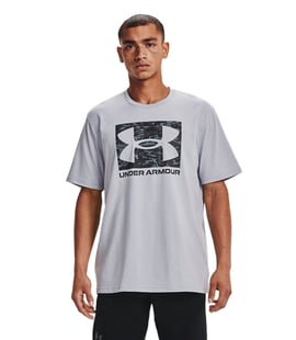 Under Armour Abc Camo Boxed Logo Ss Kısa Kollu T-Shirt Gri