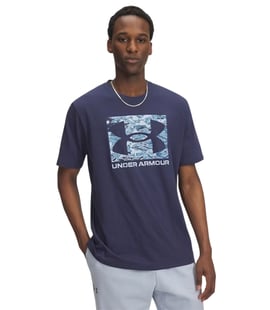 Under Armour Abc Camo Boxed Logo Ss Kısa Kollu T-Shirt Lacivert