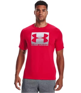 Under Armour Boxed Sportstyle Kısa Kollu T-Shirt Kırmızı