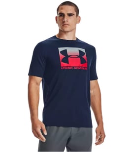 Under Armour Boxed Sportstyle Kısa Kollu T-Shirt Lacivert