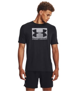 Under Armour Boxed Sportstyle Kısa Kollu T-Shirt Siyah