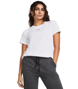 Under Armour Campus Core Kadın Kısa Kollu T-Shirt Beyaz